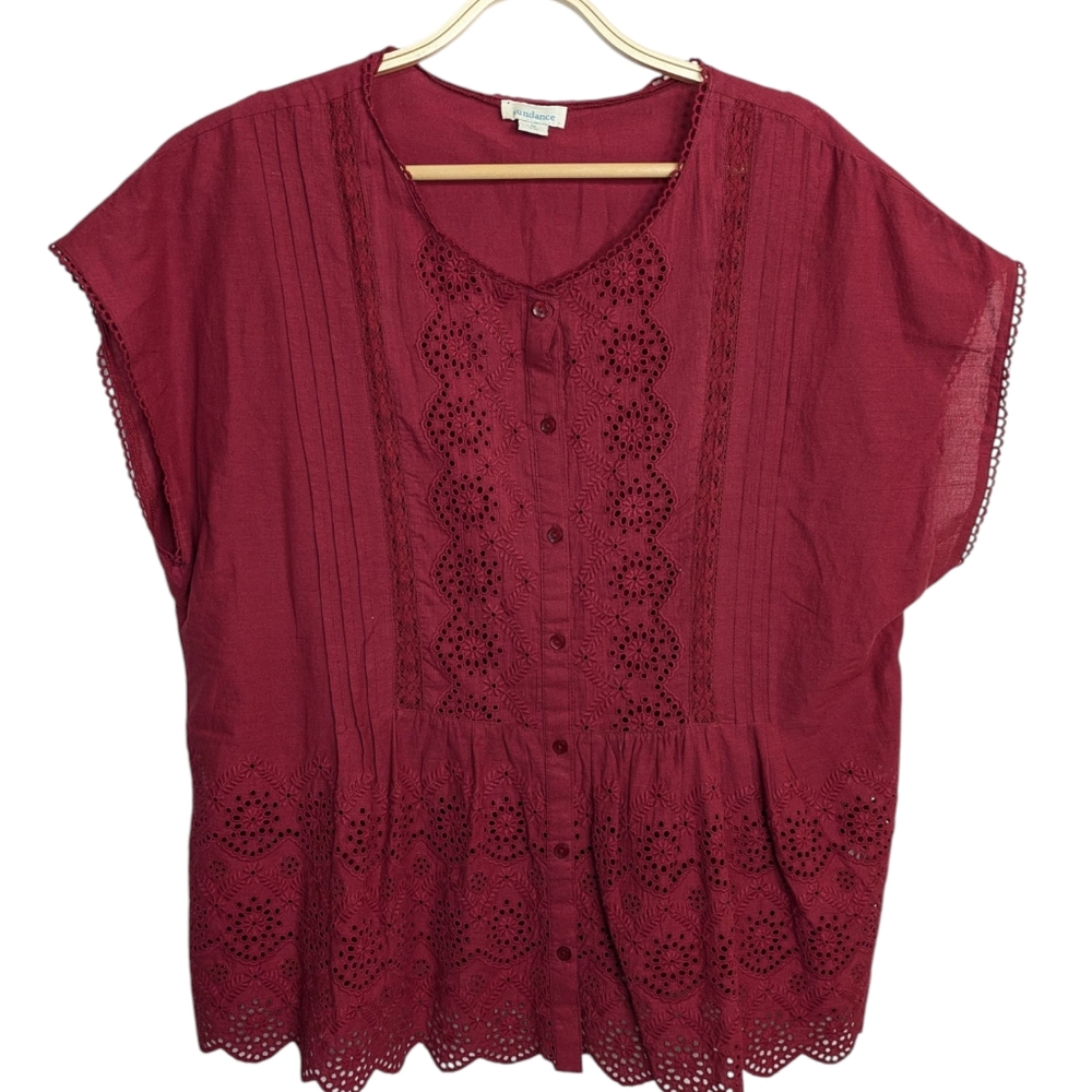 Sundance Burgundy Blouse
